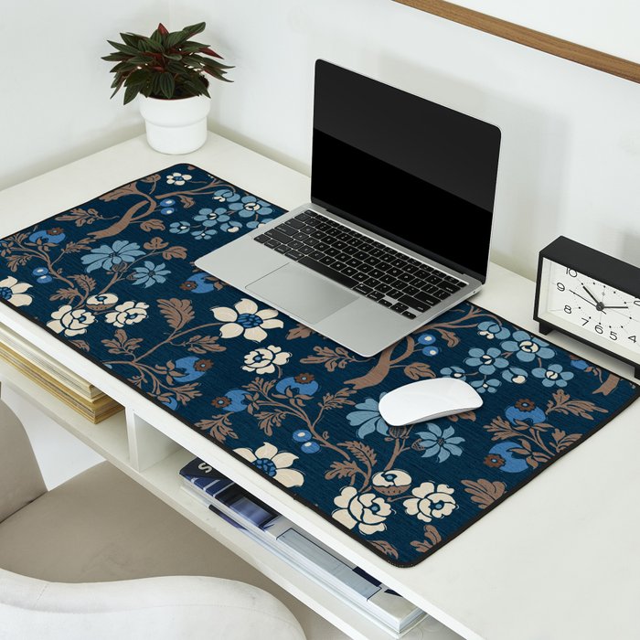 Moody Bohemian Florals Desk Mat Gallery Image 2