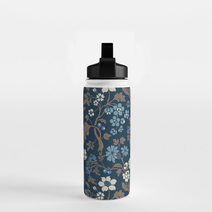 Moody Bohemian Florals Water Bottle Gallery Image 2