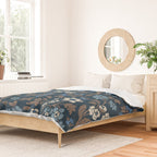 Moody Bohemian Florals Duvet Cover Gallery Image 2