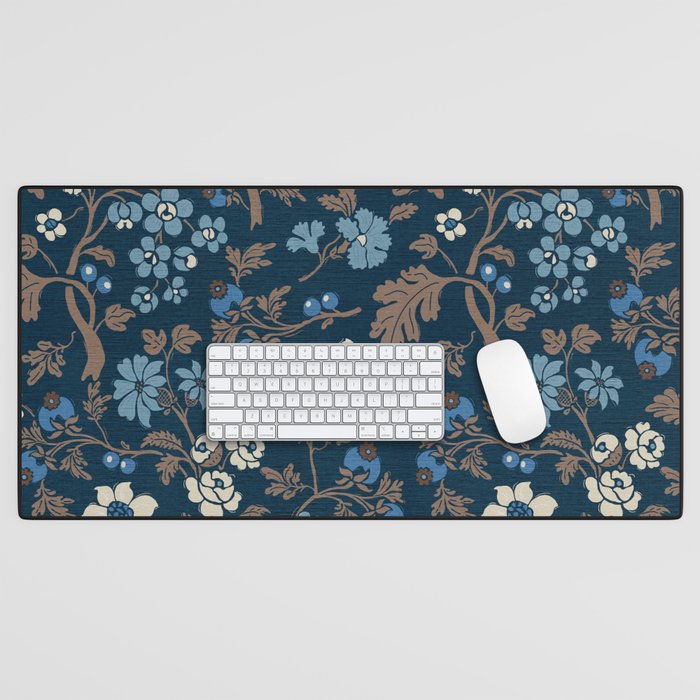Moody Bohemian Florals Desk Mat Gallery Image 1