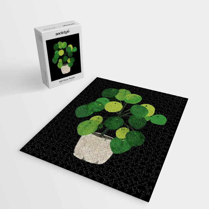Black Pliea Peperonioides interior plant Jigsaw Puzzle Gallery Image 2