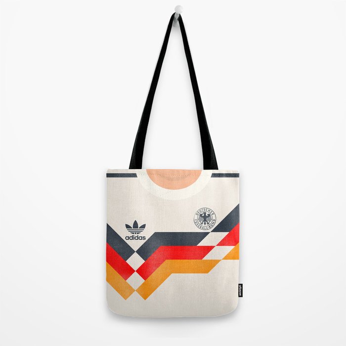 Vintage World Cup shirt, old Germany jersey, Italia 90, retro football jersey, soccer love Tote Bag Gallery Image 2