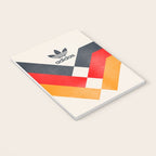 Vintage World Cup shirt, old Germany jersey, Italia 90, retro football jersey, soccer love Notebook Gallery Image 3