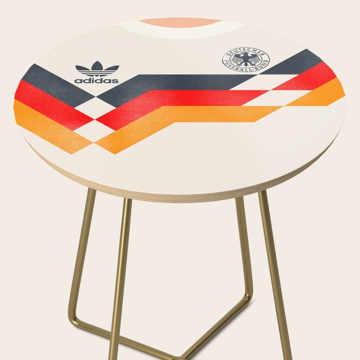 Vintage World Cup shirt, old Germany jersey, Italia 90, retro football jersey, soccer love Side Table Gallery Image 2