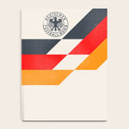 Vintage World Cup shirt, old Germany jersey, Italia 90, retro football jersey, soccer love Notebook Gallery Image 4