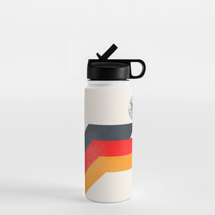 Vintage World Cup shirt, old Germany jersey, Italia 90, retro football jersey, soccer love Water Bottle Gallery Image 1