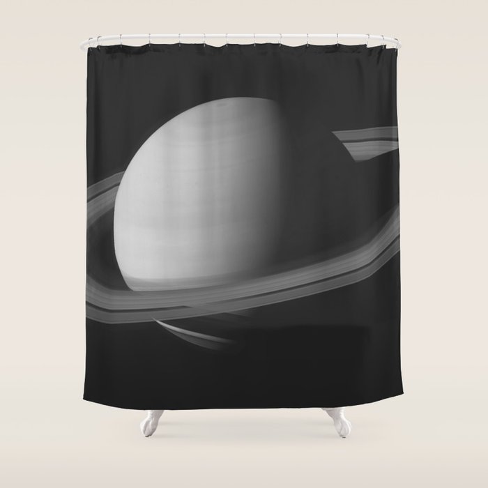 Solar System _ 06 Saturn Shower Curtain Gallery Image 1