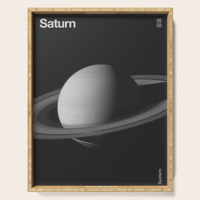 Solar System _ 06 Saturn Serving Tray Gallery Image 1