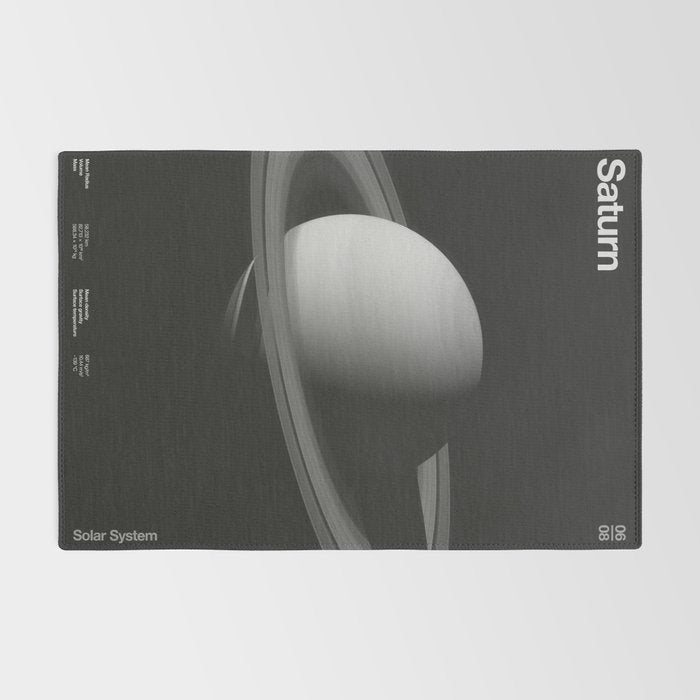 Solar System _ 06 Saturn Rug Gallery Image 2