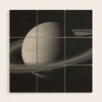 Solar System _ 06 Saturn Wood Wall Art Gallery Image 1