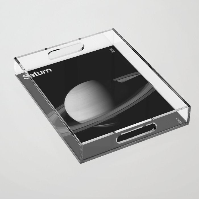 Solar System _ 06 Saturn Acrylic Tray Gallery Image 1