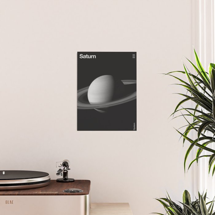 Solar System _ 06 Saturn Poster Gallery Image 2