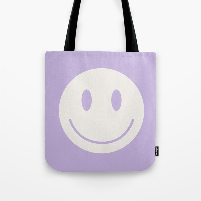 Happy Thoughts Lavender Tote Bag Gallery Image 1