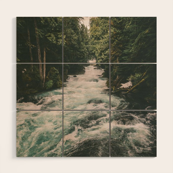 Mckenzie River Wood Wall Art Gallery Image 1
