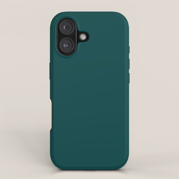 Dark Teal iPhone Case Gallery Image 1