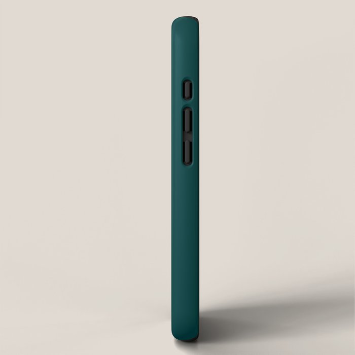 Dark Teal iPhone Case Gallery Image 2