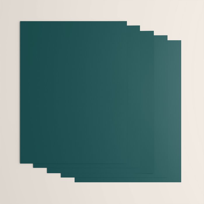 Dark Teal Wrapping Paper Gallery Image 3