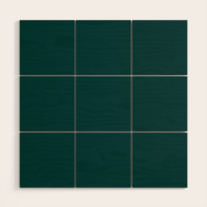 Dark Teal Wood Wall Art Gallery Image 1