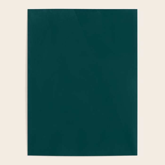 Dark Teal Poster Gallery Image 4