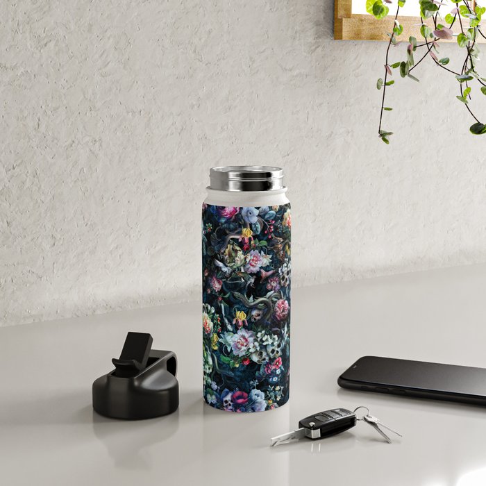 Skull and Snakes VII Water Bottle Gallery Image 4