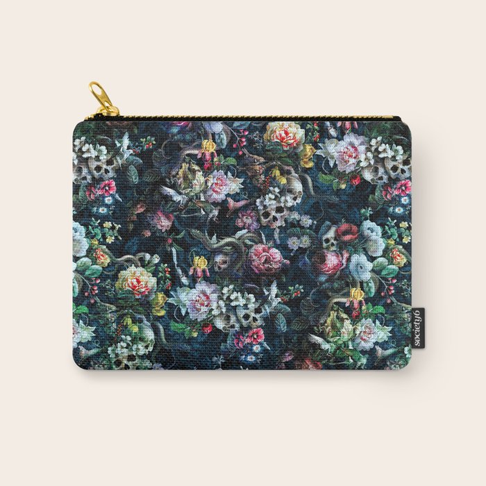 Skull and Snakes VII Carry All Pouch Gallery Image 1
