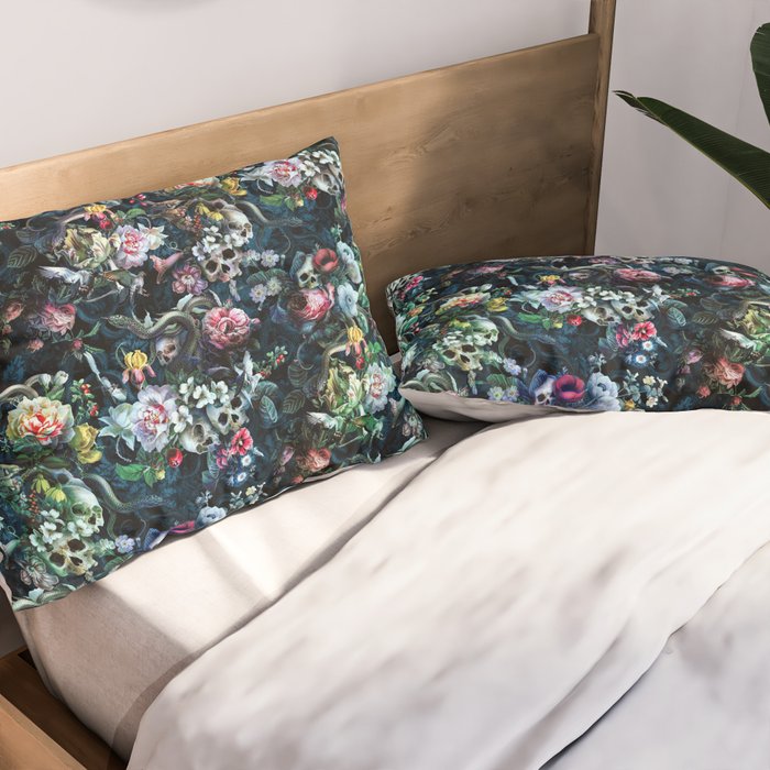 Skull and Snakes VII Pillow Sham Gallery Image 2