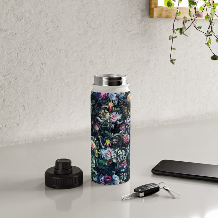 Skull and Snakes VII Water Bottle Gallery Image 4