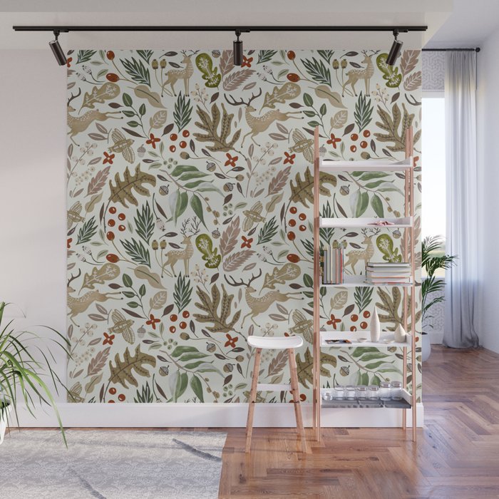 Christmas in the wild nature Wall Mural Gallery Image 1