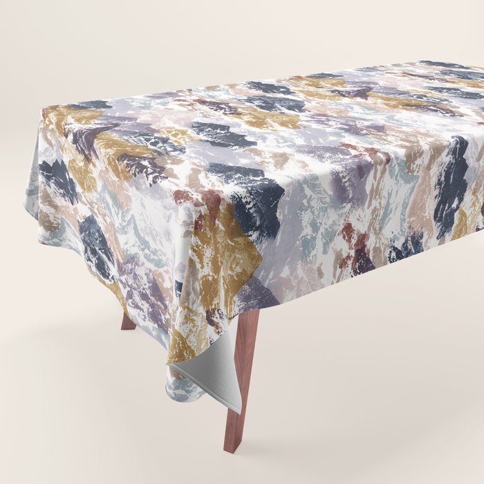 Abstract Colorful mountains C Tablecloth Gallery Image 1