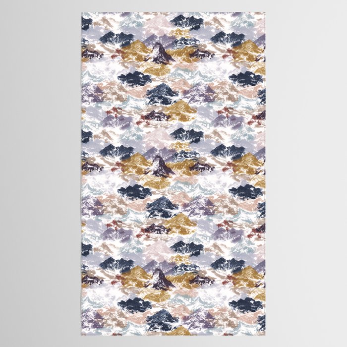 Abstract Colorful mountains C Tablecloth Gallery Image 2