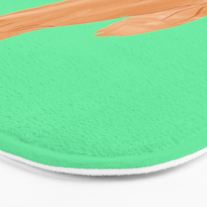 Happy Golden Retriever Bath Mat Gallery Image 3