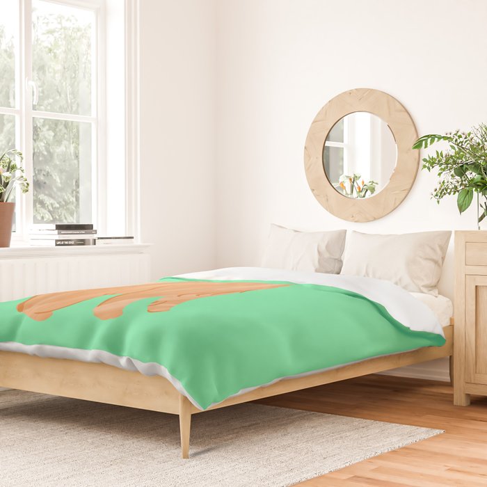 Happy Golden Retriever Duvet Cover Gallery Image 2