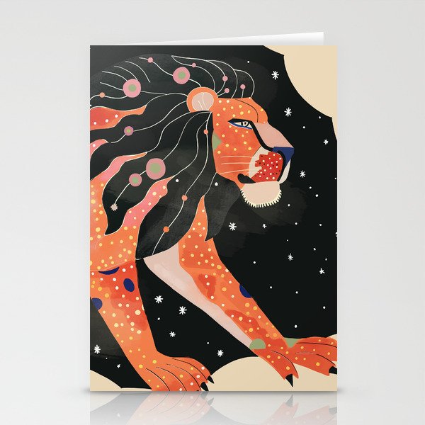 Astral Lion Stationery Card Gallery Image 2