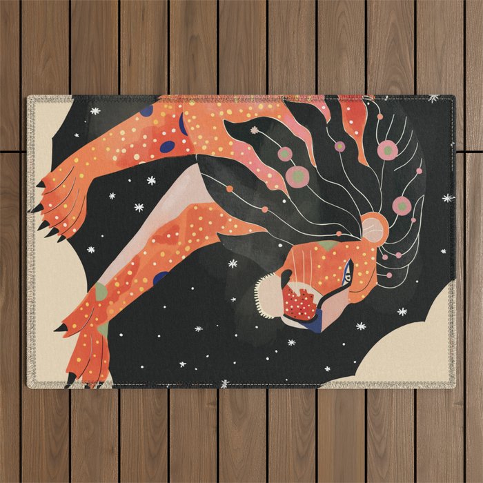 Astral Lion Outdoor Rug Gallery Image 1