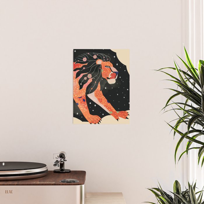 Astral Lion Poster Gallery Image 2