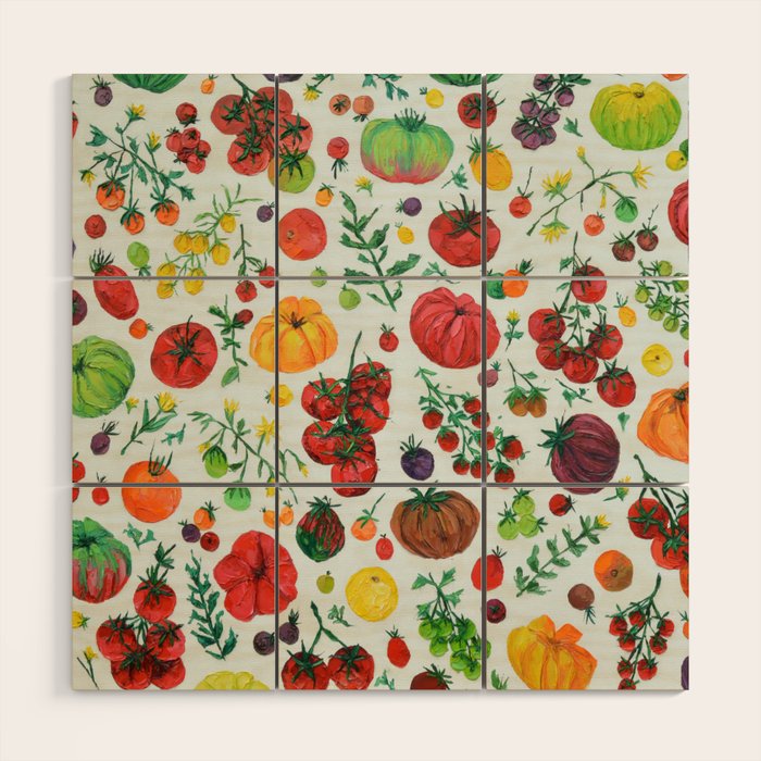 Tomato Garden Wood Wall Art Gallery Image 1