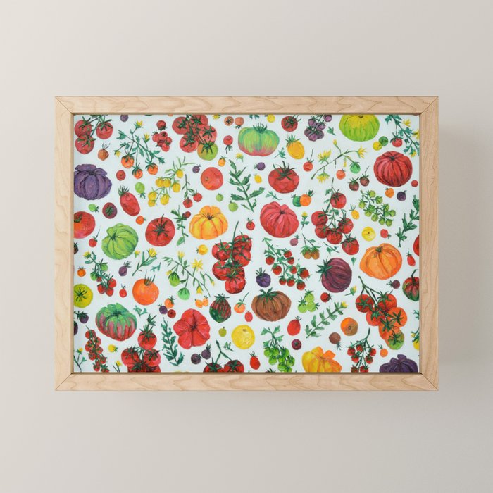Tomato Garden Mini Art Print Gallery Image 1