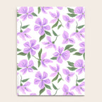 Lilac gouache flowers Notebook Gallery Image 4