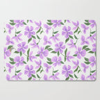 Lilac gouache flowers Cutting Board Gallery Image 1