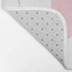 Mid-Mod geometric dots and shapes pattern - Pastel Candy Bath Mat Gallery Image 2