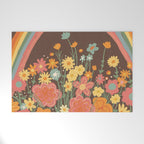 Rainbow garden Welcome Mat Gallery Image 1