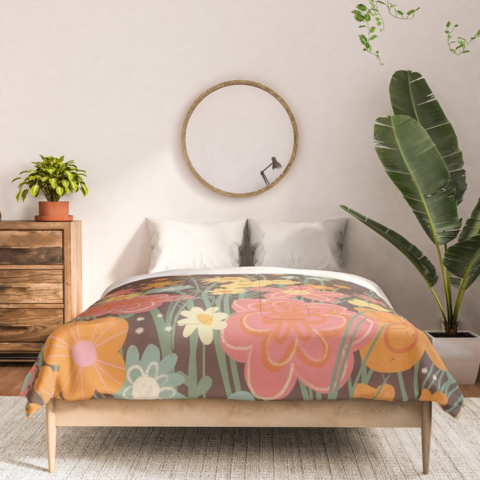 Rainbow garden Comforter Gallery Image 3