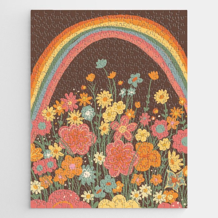 Rainbow garden Jigsaw Puzzle Gallery Image 1