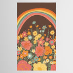 Rainbow garden Tablecloth Gallery Image 2