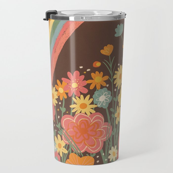 Rainbow garden Travel Mug Gallery Image 3