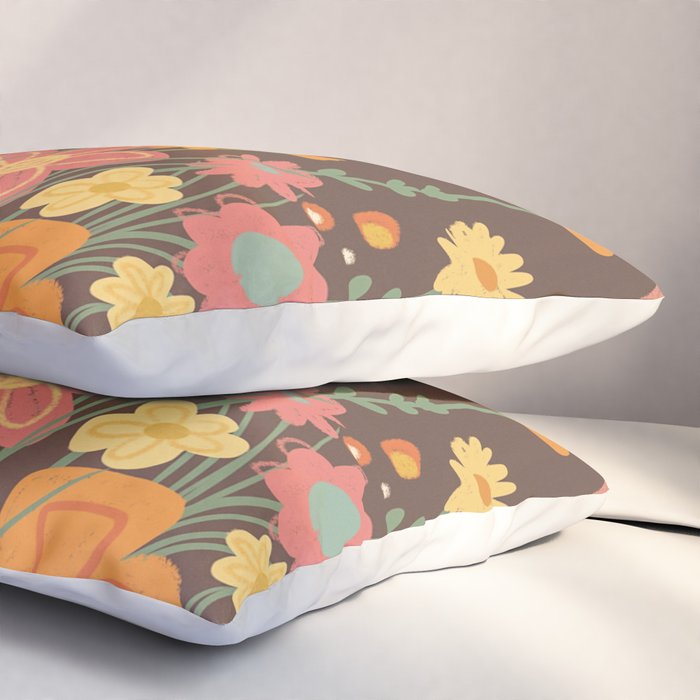 Rainbow garden Pillow Sham Gallery Image 3