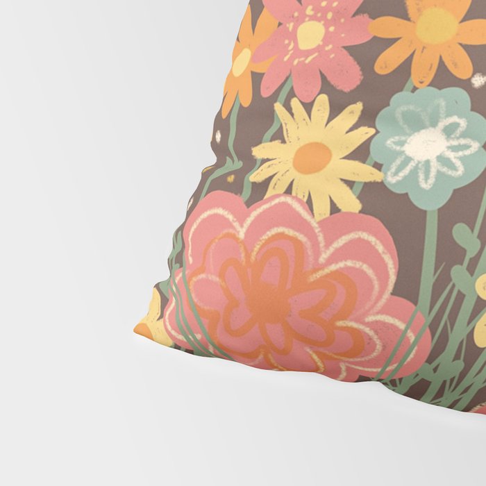 Rainbow garden Pillow Sham Gallery Image 4