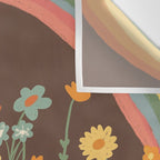 Rainbow garden Wall Tapestry Gallery Image 3