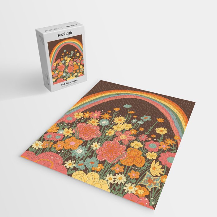 Rainbow garden Jigsaw Puzzle Gallery Image 2