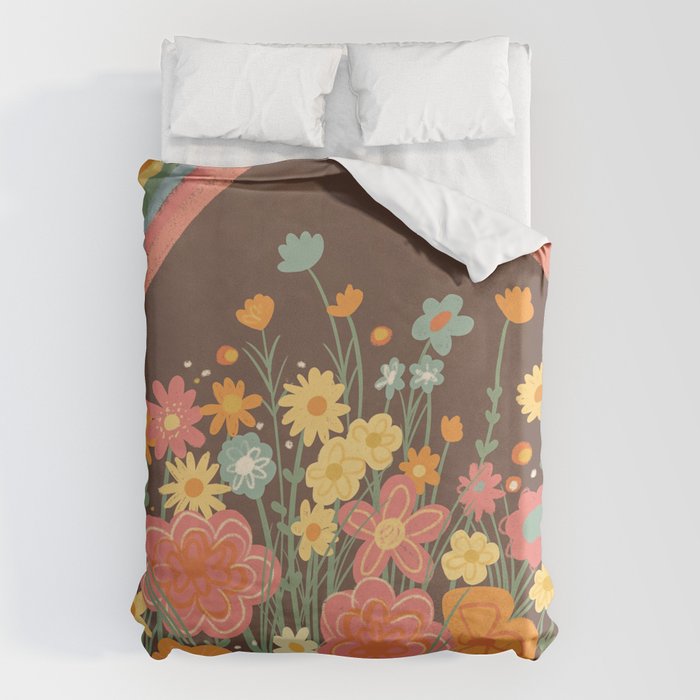 Rainbow garden Duvet Cover Gallery Image 6